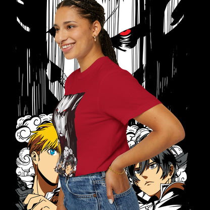 Giant vs Colossus Anime Art T-shirt | Giant vs Colossus design