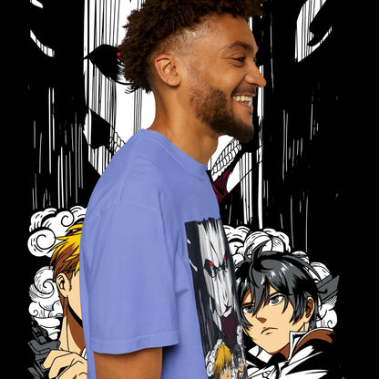 Giant vs Colossus Anime Art T-shirt | Giant vs Colossus design