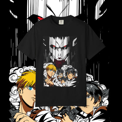 Giant vs Colossus Anime Art T-shirt | Giant vs Colossus design