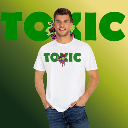 Toxic Vibes T-Shirt, Unisex Graphic Tee, Streetwear Style, Eco-Friendly Cotton, Gift for Gamers, Perfect for Music Festivals