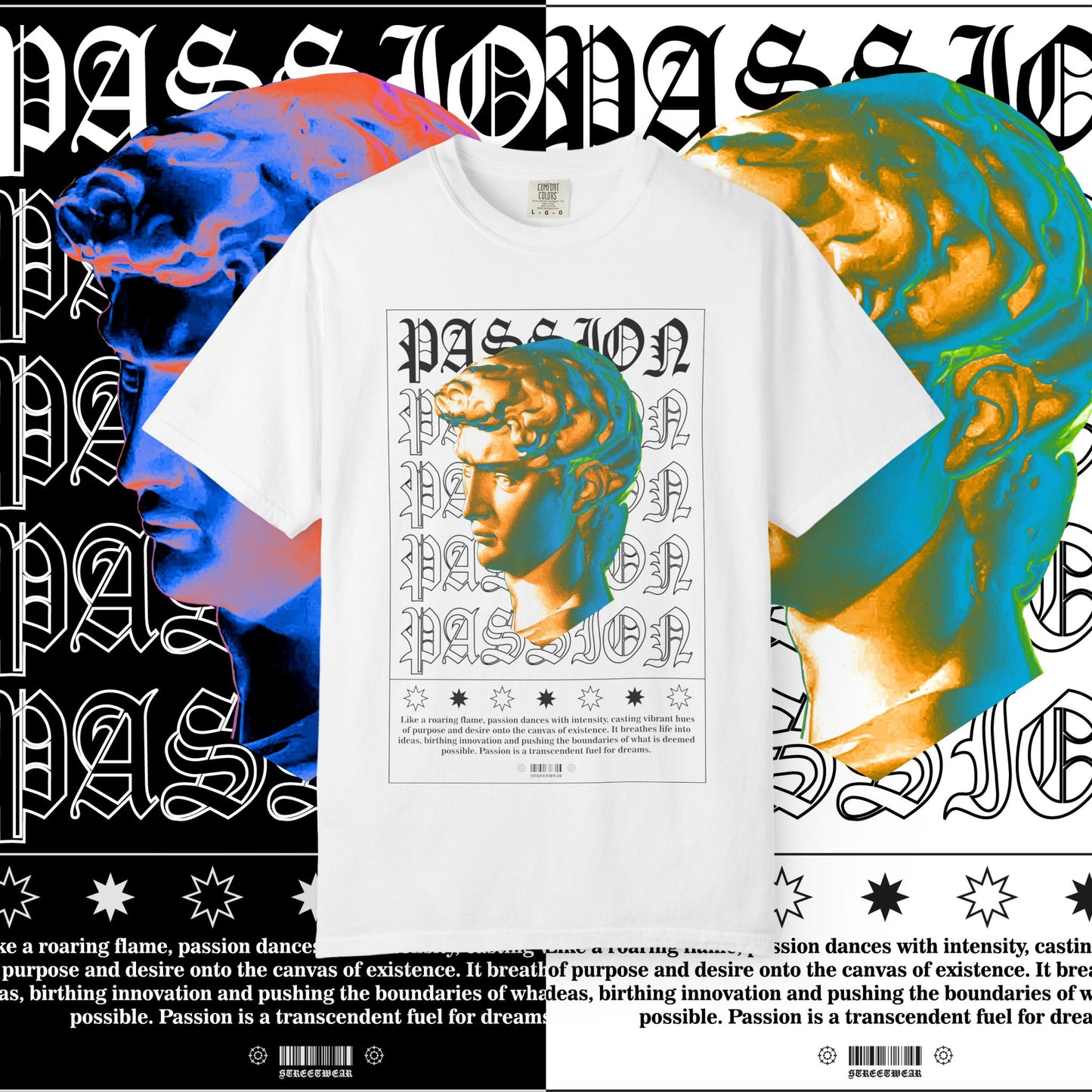 Passion Unisex Garment-Dyed T-Shirt, Graphic Tee for Art Lovers, Unique Casual Wear, Inspirational Fashion, Gift for Creatives