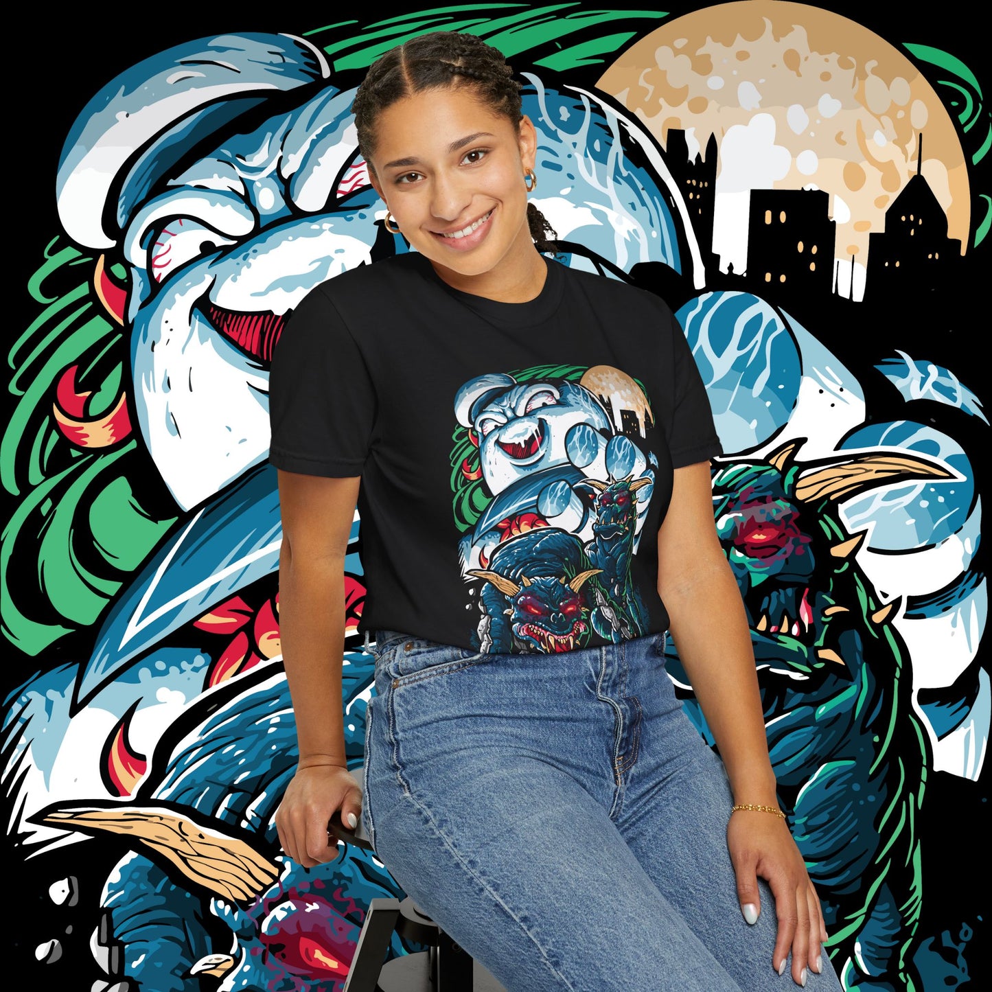 Mythical Creature Graphic Tee, Unisex T-Shirt for Comic Fans, Halloween Apparel, Unique Gift, Graphic Novel Merch