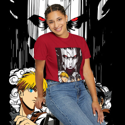 Giant vs Colossus Anime Art T-shirt | Giant vs Colossus design
