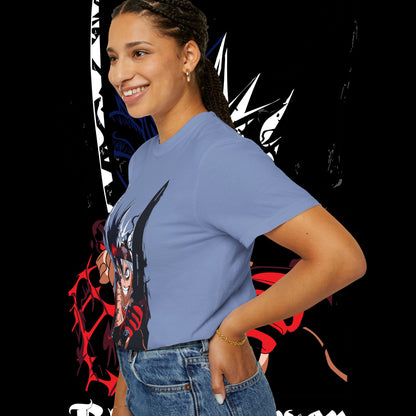 Black Clover Asta Demon Form Red Black Flame Unisex T-shirt, Anime Shirt, Manga Tee, Japanese Graphic Top, Cosplay Costume, Otaku Clothing