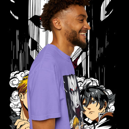 Giant vs Colossus Anime Art T-shirt | Giant vs Colossus design