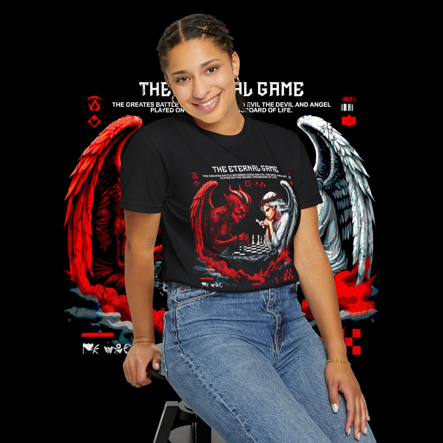 Angel & Demon Graphic T-Shirt