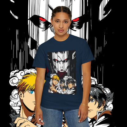 Giant vs Colossus Anime Art T-shirt | Giant vs Colossus design