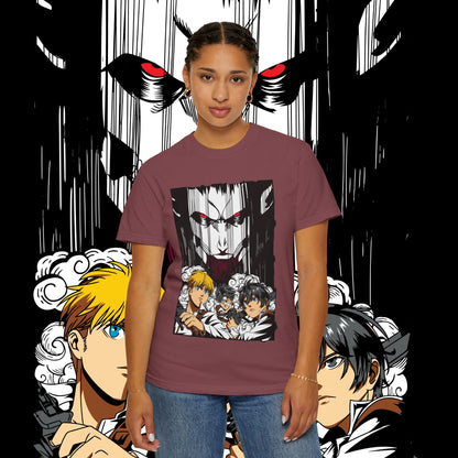 Giant vs Colossus Anime Art T-shirt | Giant vs Colossus design