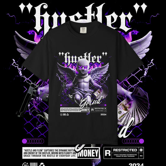 Hustler Graphic Tee, Streetwear Style, Unisex Shirt, Gift for Entrepreneurs, Casual Outfit, Motivation T-Shirt