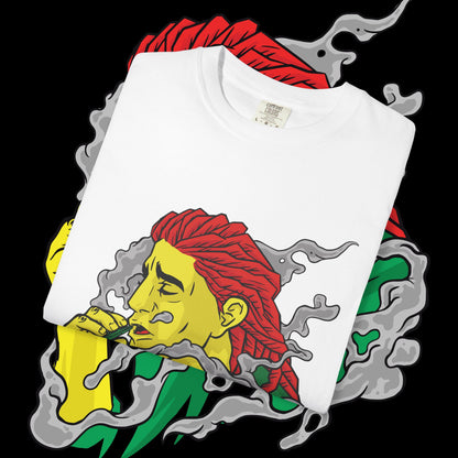 Vibrant Art T-Shirt - Relaxed Unisex Tee for Art Lovers, Bohemian Style, Gift for Music Festivals, Chill Vibes, Everyday Wear