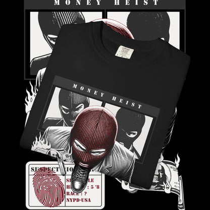 Money Heist Unisex Garment-Dyed T-shirt, Casual Streetwear, Comfortable Graphic Tee, Perfect Gift for Fans, Cool Summer Top, Movie [...]