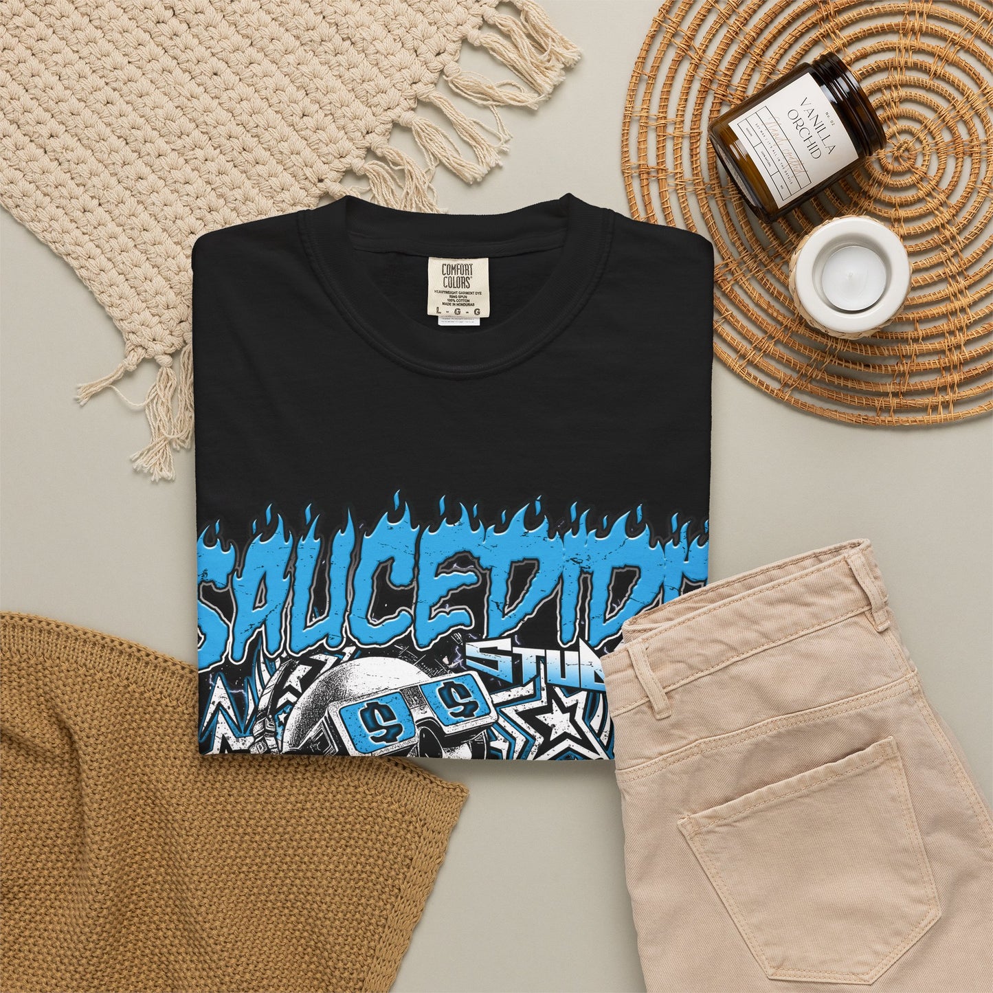 Sauced Out Skeleton Tee — "Don't Talk Too Much" Streetwear T-Shirt