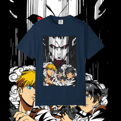 Giant vs Colossus Anime Art T-shirt | Giant vs Colossus design