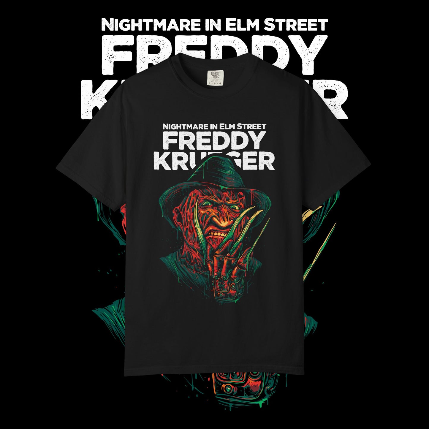 Nightmare on Elm Street Unisex T-shirt | Horror Movie Tee, Freddy Krueger Shirt, Gift for Horror Fans, Halloween Apparel, Men's & Women's