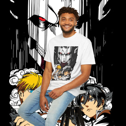 Giant vs Colossus Anime Art T-shirt | Giant vs Colossus design