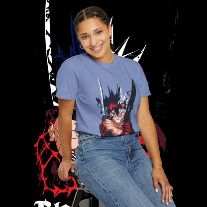 Black Clover Asta Demon Form Red Black Flame Unisex T-shirt, Anime Shirt, Manga Tee, Japanese Graphic Top, Cosplay Costume, Otaku Clothing