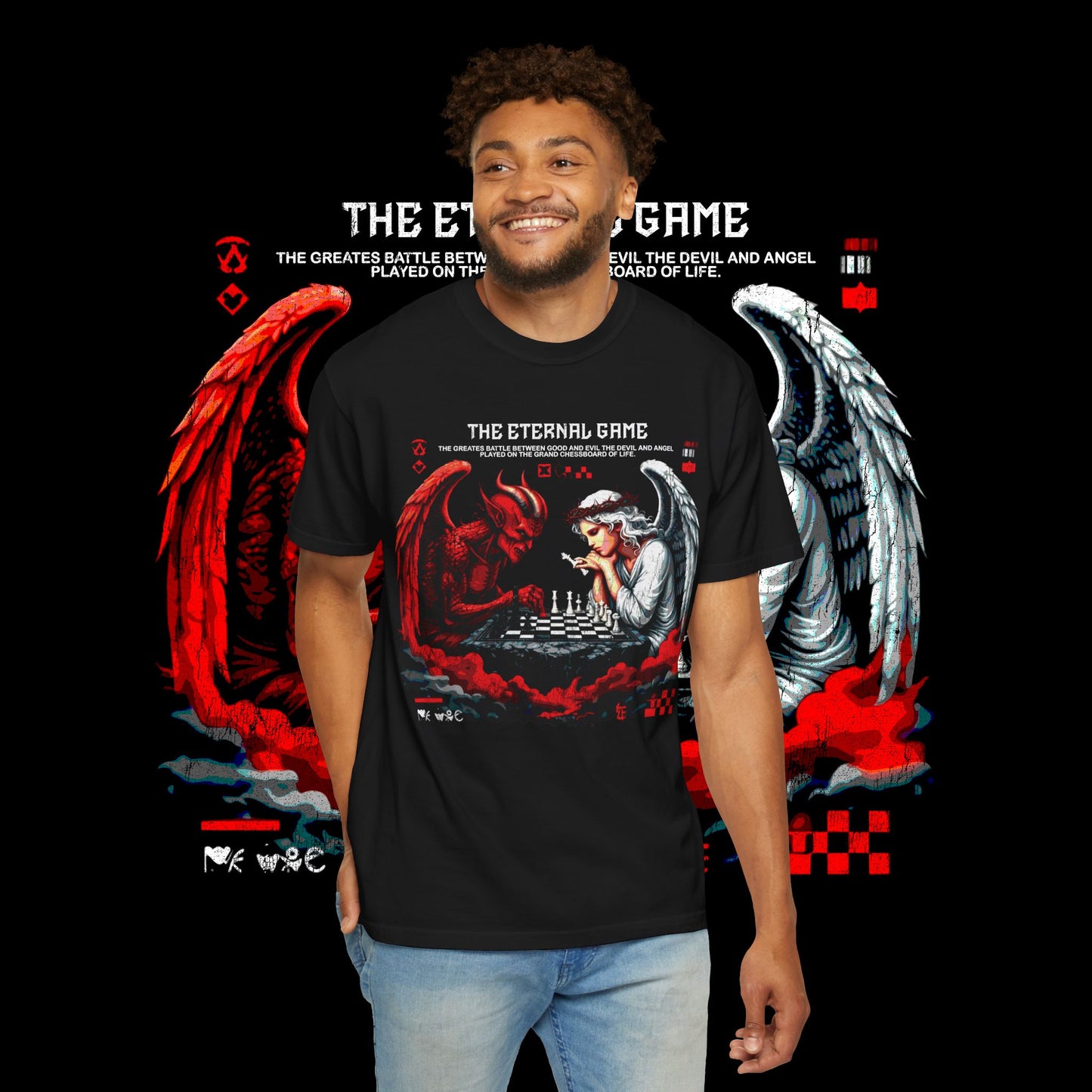 Angel & Demon Graphic T-Shirt