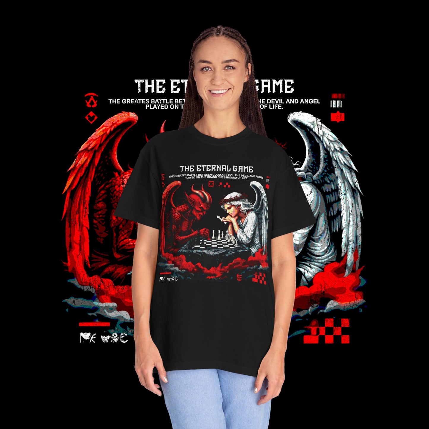 Angel & Demon Graphic T-Shirt