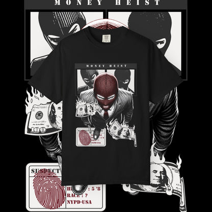 Money Heist Unisex Garment-Dyed T-shirt, Casual Streetwear, Comfortable Graphic Tee, Perfect Gift for Fans, Cool Summer Top, Movie [...]