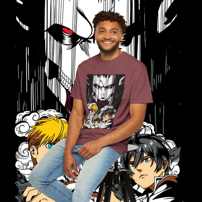 Giant vs Colossus Anime Art T-shirt | Giant vs Colossus design