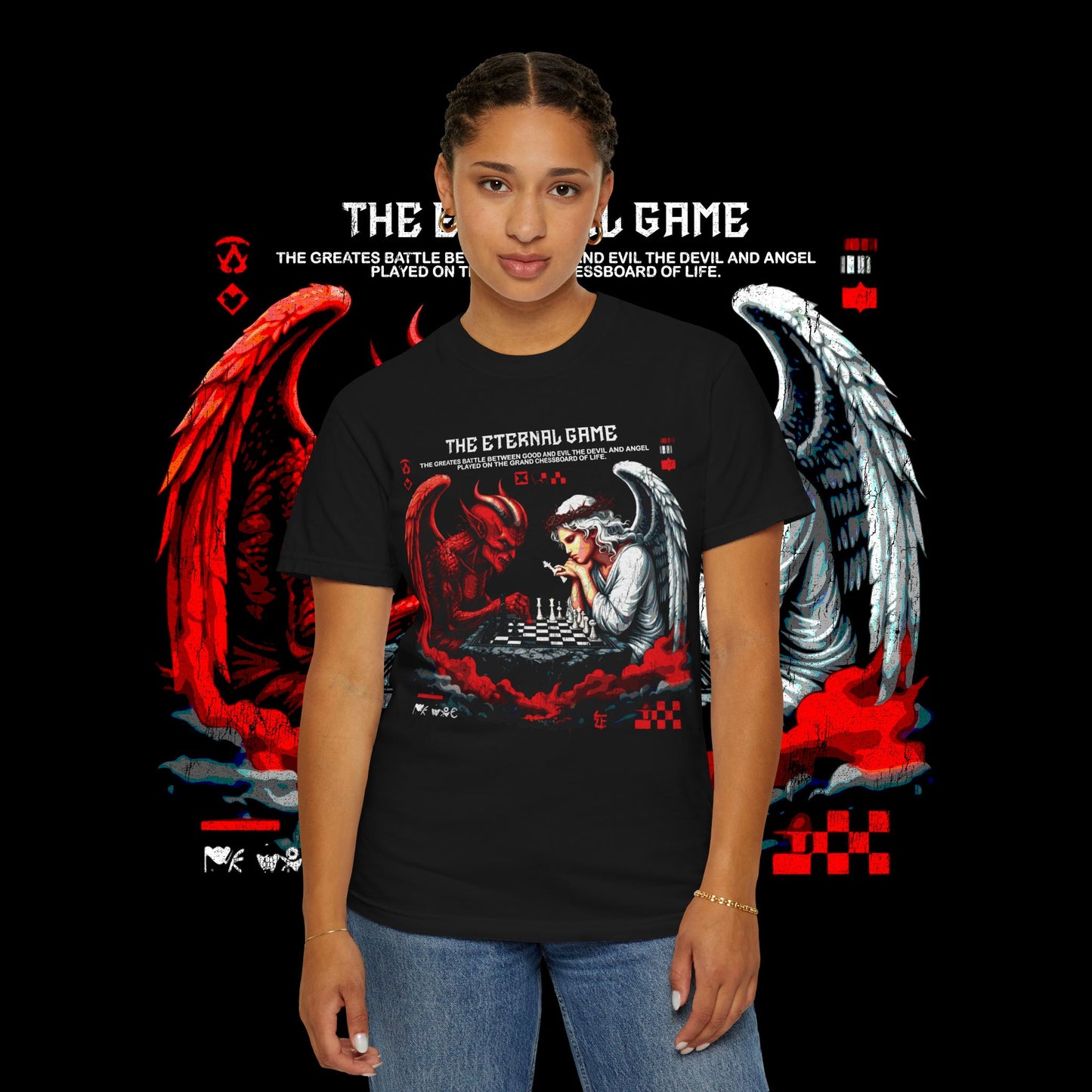 Angel & Demon Graphic T-Shirt