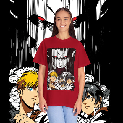 Giant vs Colossus Anime Art T-shirt | Giant vs Colossus design
