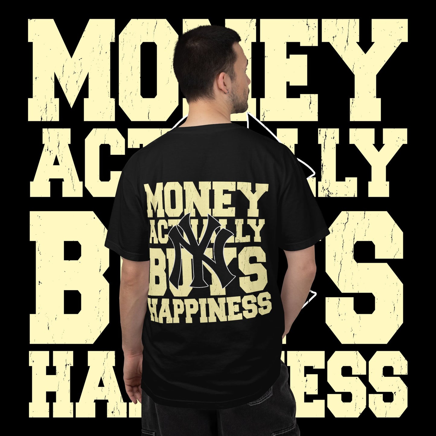 Saucligious Graphic T-Shirt — "Have Faith in God" Angel Design