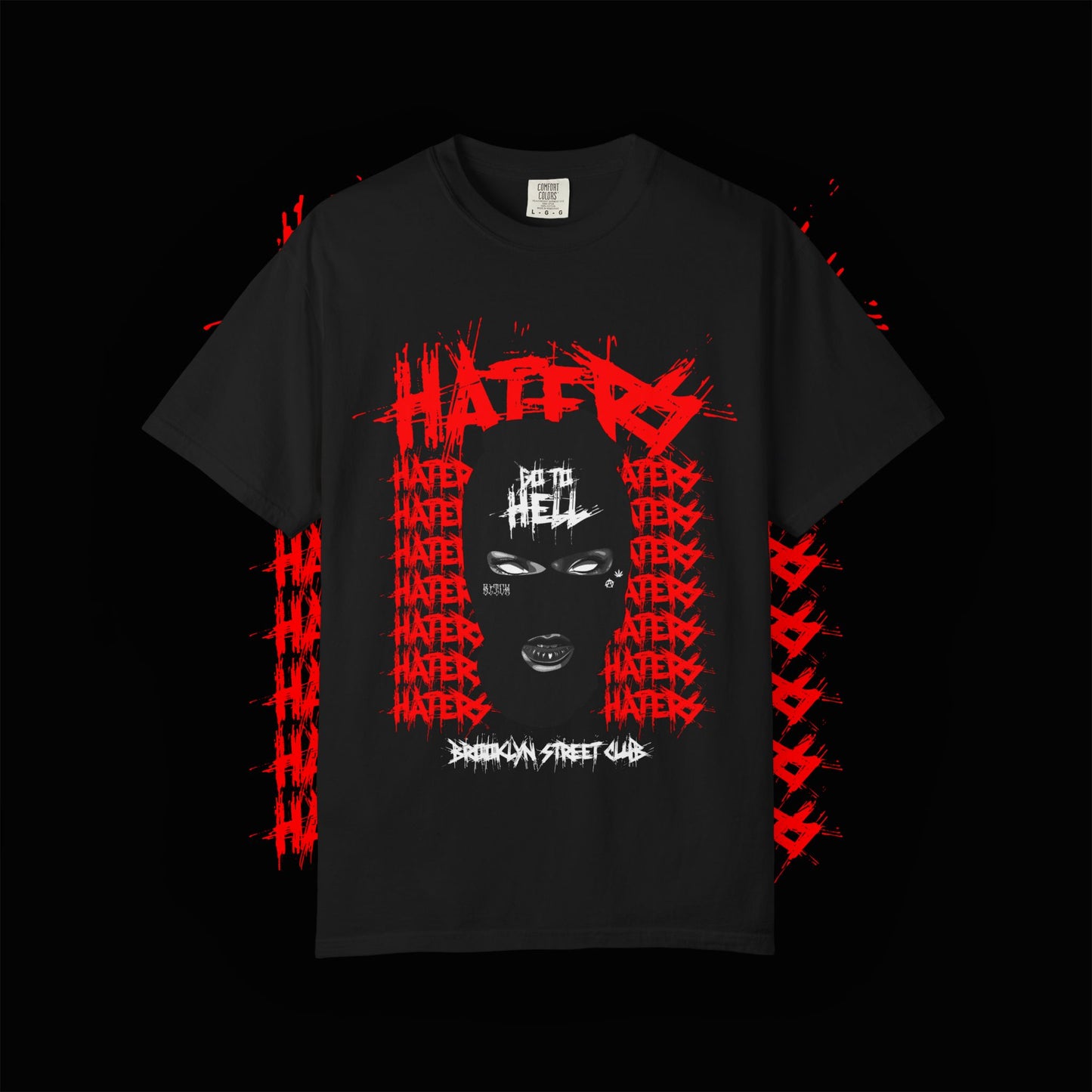 Hipster Vibes Unisex Garment-Dyed T-shirt, Brooklyn Street Club Hip Graphic Tee, Urban Wear, Cool Trendy Top, Gift for Fashion Forward,