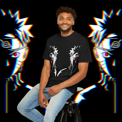 Anime-Inspired Graphic T-Shirt, Trendy Unisex Tee, Unique Gift for Fans, Casual Wear, Perfect for Conventions - Unisex Garment-Dyed T-shirt,