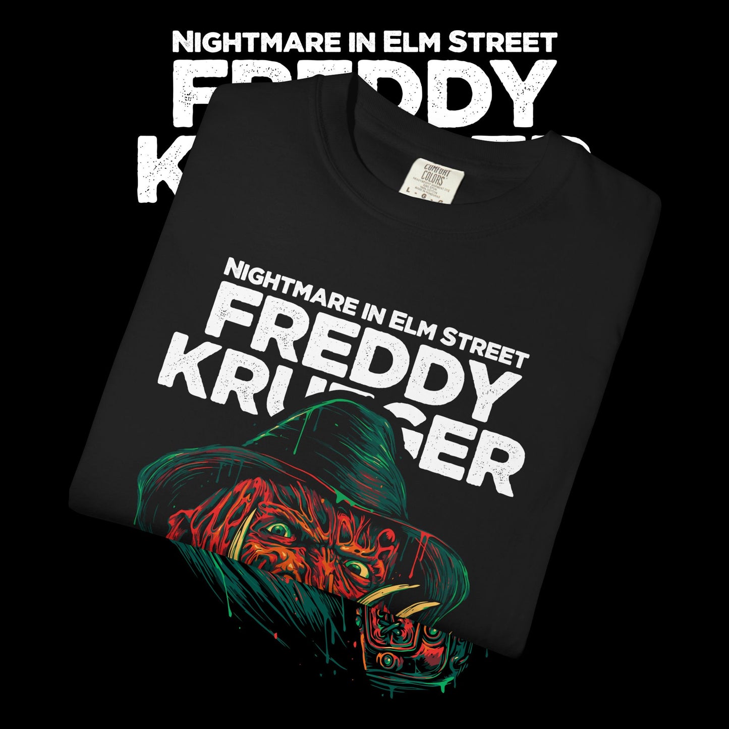 Nightmare on Elm Street Unisex T-shirt | Horror Movie Tee, Freddy Krueger Shirt, Gift for Horror Fans, Halloween Apparel, Men's & Women's