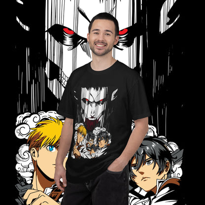 Giant vs Colossus Anime Art T-shirt | Giant vs Colossus design