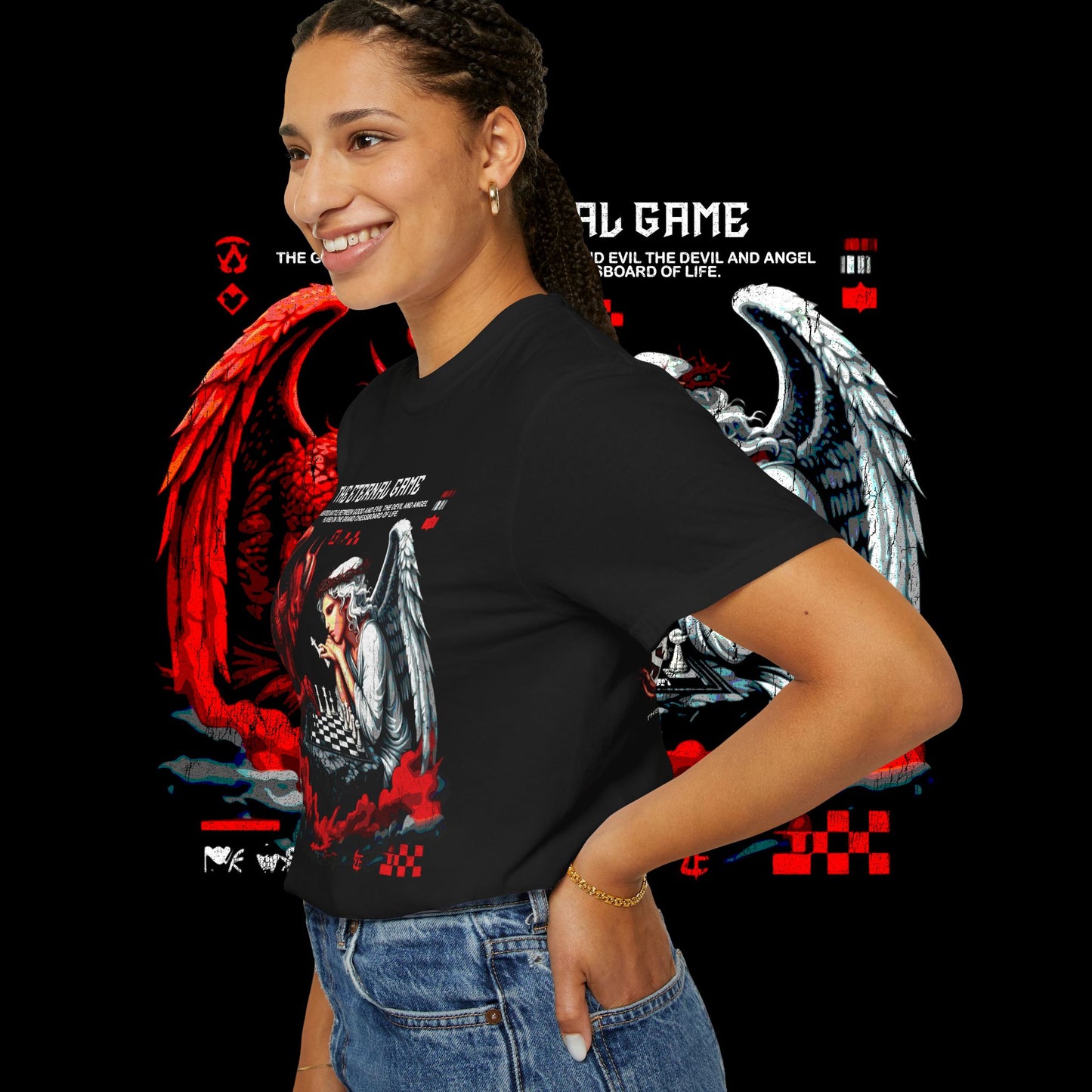 Angel & Demon Graphic T-Shirt
