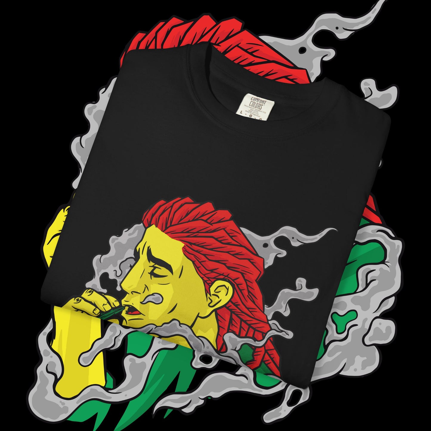 Vibrant Art T-Shirt - Relaxed Unisex Tee for Art Lovers, Bohemian Style, Gift for Music Festivals, Chill Vibes, Everyday Wear