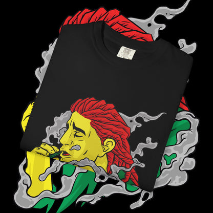 Vibrant Art T-Shirt - Relaxed Unisex Tee for Art Lovers, Bohemian Style, Gift for Music Festivals, Chill Vibes, Everyday Wear