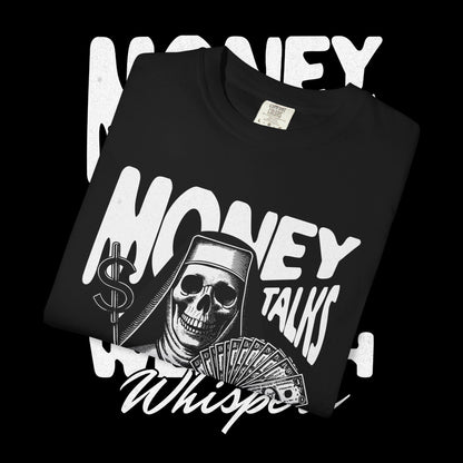 Money Talks, Wealth Whispers T-Shirt - Trendy Graphic Tee for Casual Wear, Gift for Friends, Streetwear Fashion