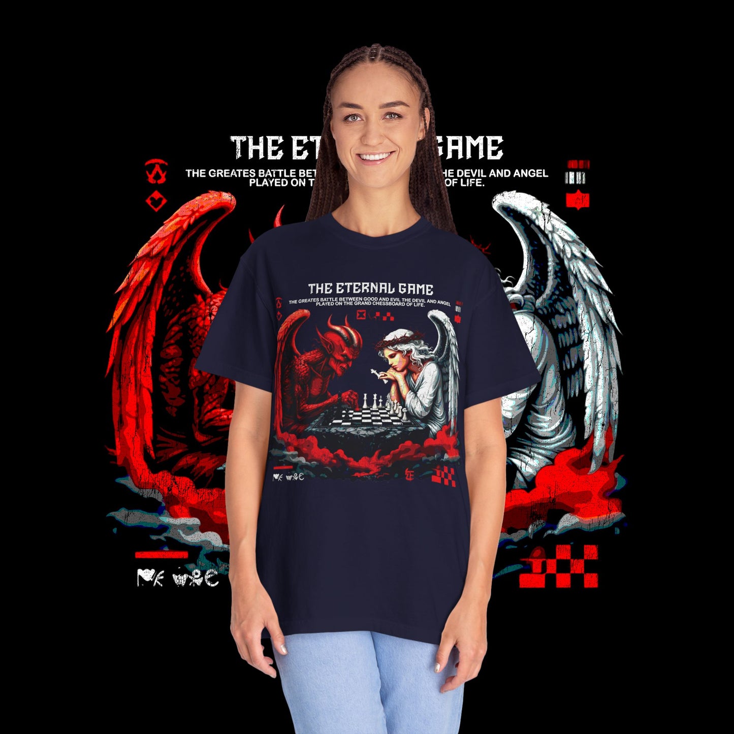 Angel & Demon Graphic T-Shirt