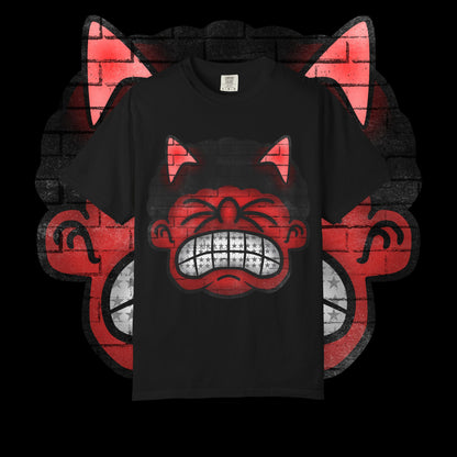 Edgy Graphic T-Shirt, Unisex Streetwear, Trendy Demon Design, Custom Gift Idea, Everyday Casual Wear, Hip Hop Fashion