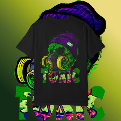 Toxic Vibes T-Shirt, Unisex Graphic Tee, Streetwear Style, Eco-Friendly Cotton, Gift for Gamers, Perfect for Music Festivals