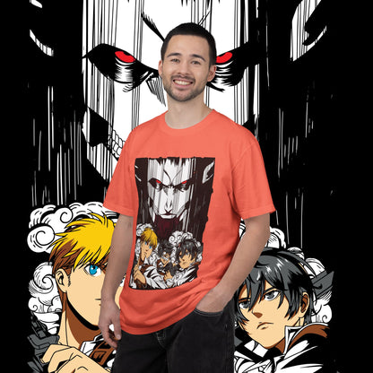 Giant vs Colossus Anime Art T-shirt | Giant vs Colossus design