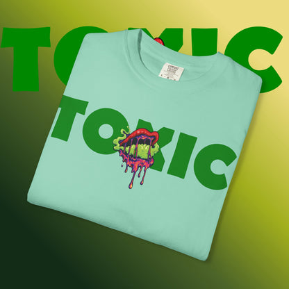 Toxic Vibes T-Shirt, Unisex Graphic Tee, Streetwear Style, Eco-Friendly Cotton, Gift for Gamers, Perfect for Music Festivals