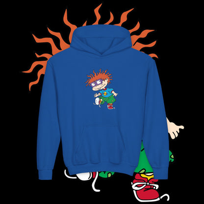 Chucky from Rugrats Youth Sweatshirt, Fun Cartoon Hoodie, Stylish Kids Pullover, Cozy Sportswear, Birthday Gift