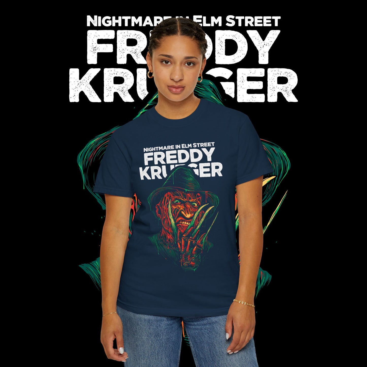 Nightmare on Elm Street Unisex T-shirt | Horror Movie Tee, Freddy Krueger Shirt, Gift for Horror Fans, Halloween Apparel, Men's & Women's