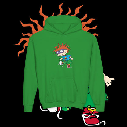 Chucky from Rugrats Youth Sweatshirt, Fun Cartoon Hoodie, Stylish Kids Pullover, Cozy Sportswear, Birthday Gift
