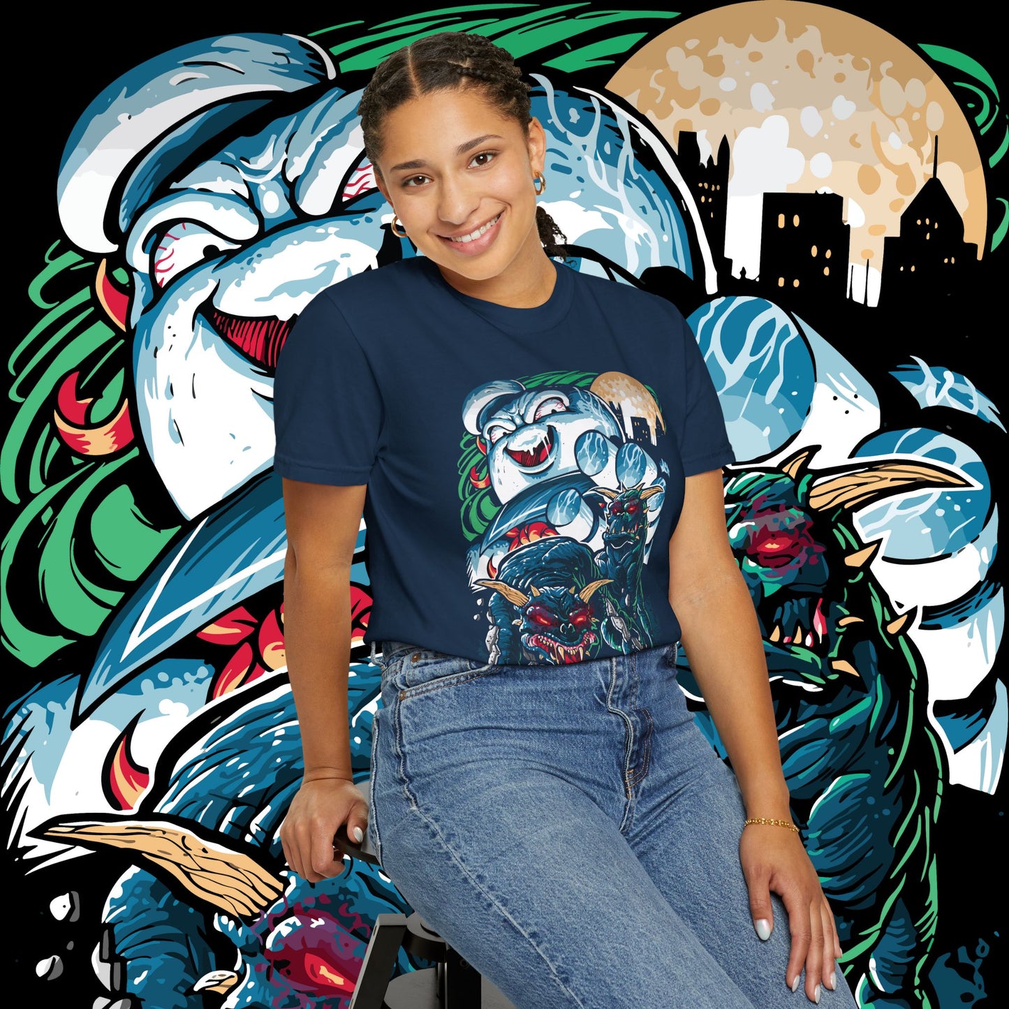 Mythical Creature Graphic Tee, Unisex T-Shirt for Comic Fans, Halloween Apparel, Unique Gift, Graphic Novel Merch