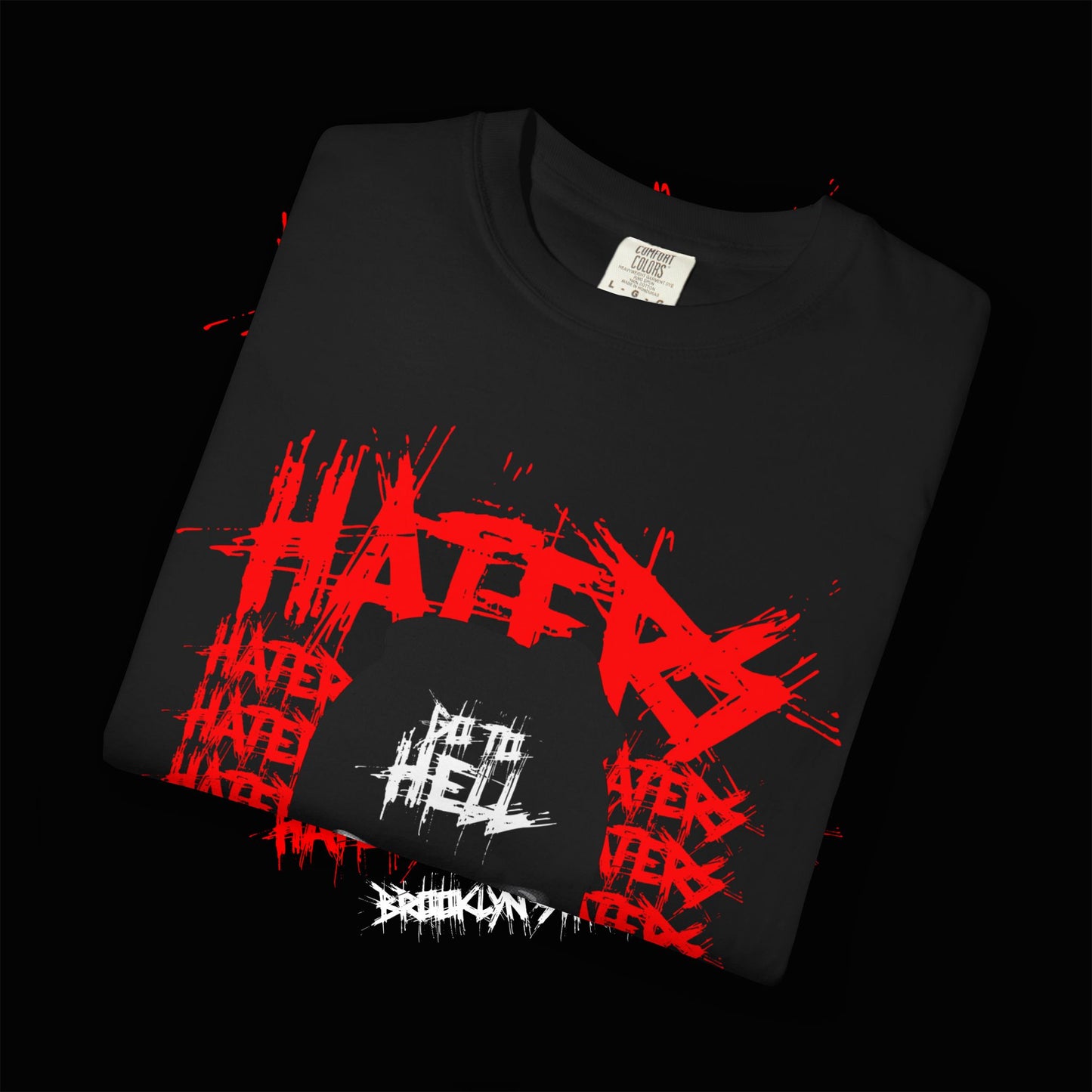 Hipster Vibes Unisex Garment-Dyed T-shirt, Brooklyn Street Club Hip Graphic Tee, Urban Wear, Cool Trendy Top, Gift for Fashion Forward,