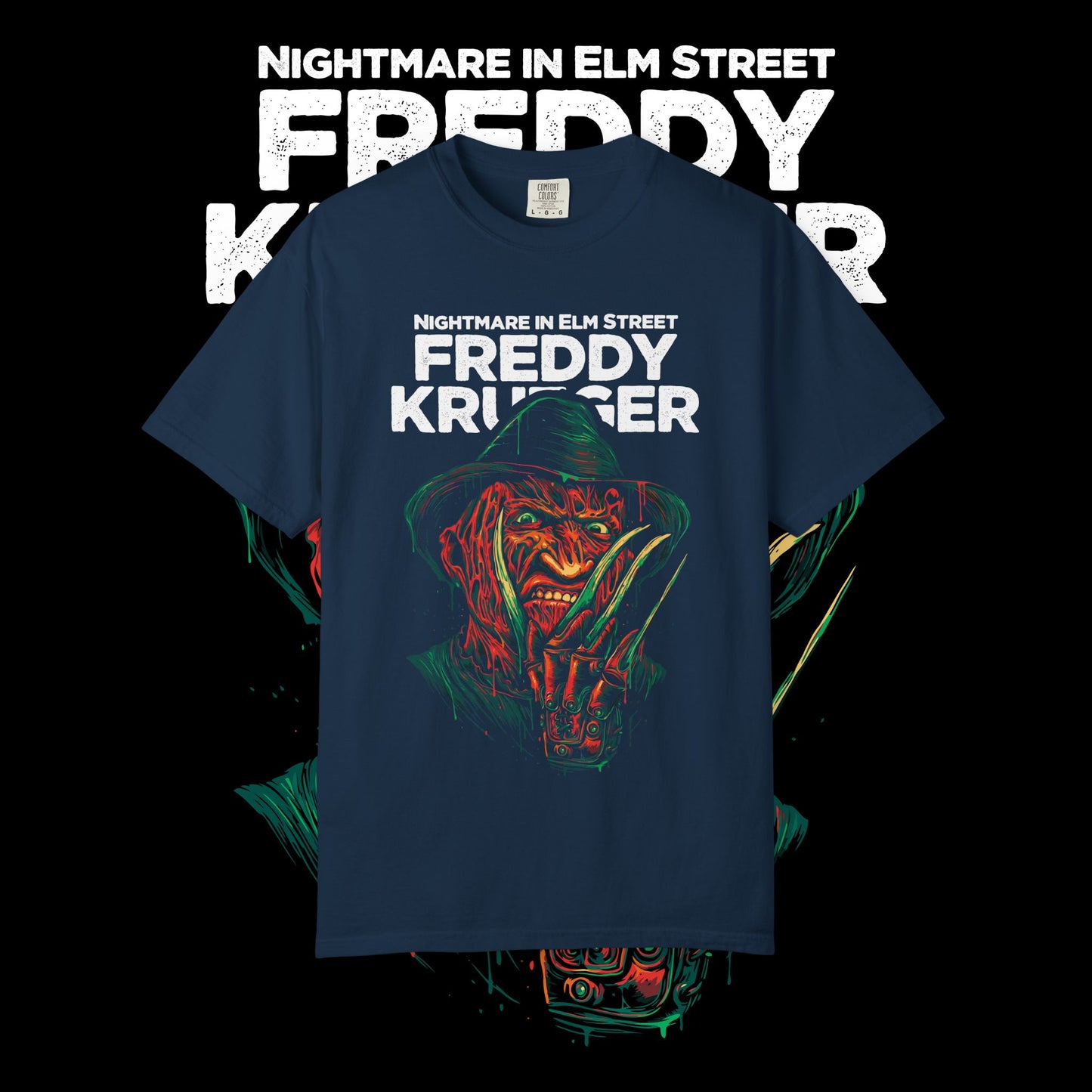 Nightmare on Elm Street Unisex T-shirt | Horror Movie Tee, Freddy Krueger Shirt, Gift for Horror Fans, Halloween Apparel, Men's & Women's