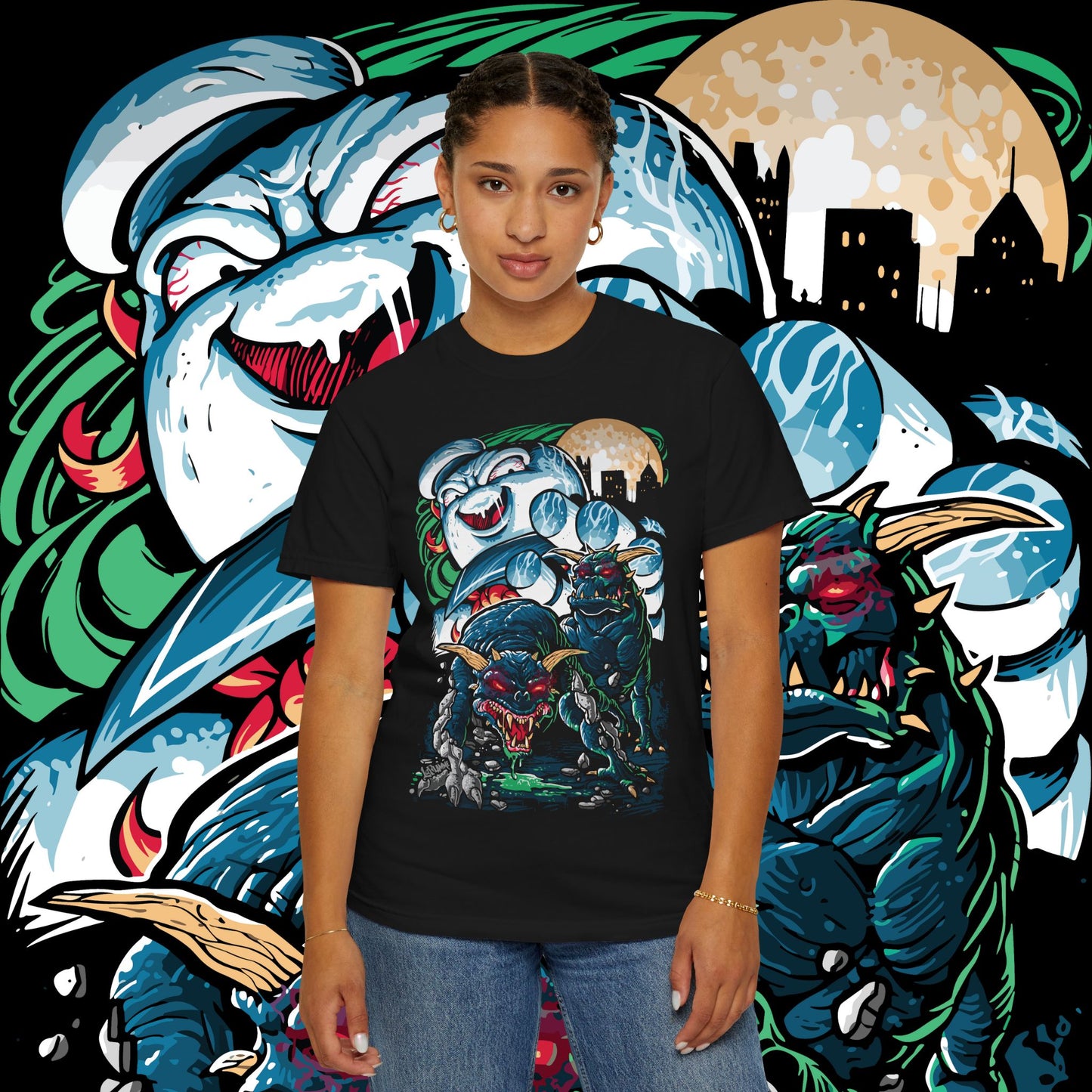 Mythical Creature Graphic Tee, Unisex T-Shirt for Comic Fans, Halloween Apparel, Unique Gift, Graphic Novel Merch