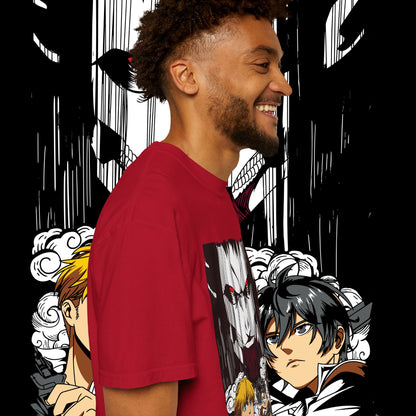 Giant vs Colossus Anime Art T-shirt | Giant vs Colossus design