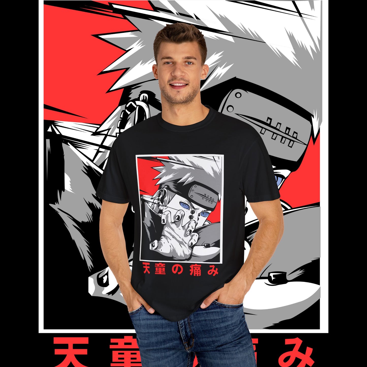 Anime-Inspired Graphic Tee for Fans, Naruto Gift, Casual Wear, Unisex T-Shirt, Streetwear, Unique Style, Gift for Her/Him