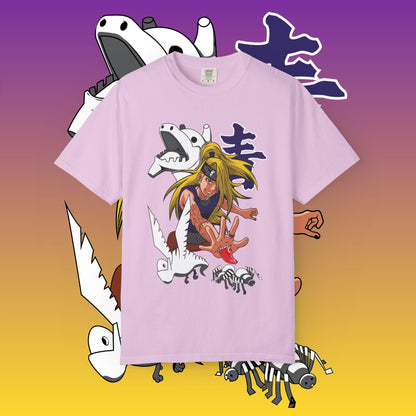 Deidara Naruto with Summoned Creatures T-shirt | Anime Art, Akatsuki Design